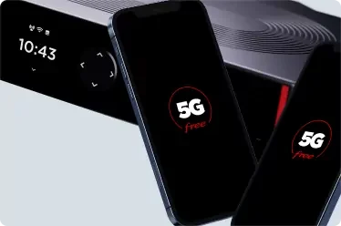 Freebox Pro et smartphones 5G