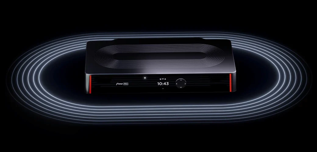 La Freebox Pro, visuel officiel Free Pro